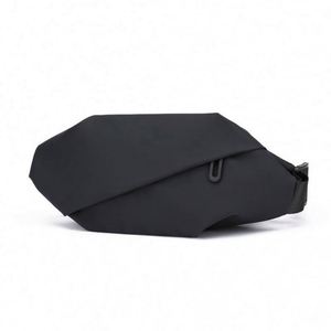 Sac de taille multifonctionnel en PU pour homme, sac de poitrine pour sports de plein air et voyage, sac bandoulière décontracté - Product Image 5