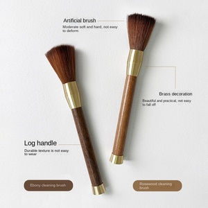 Accessoires à café multi-usages, moulin à café en bois à long manche respectueux de l'environnement, brosse à poudre, articles ménagers - Product Image 3