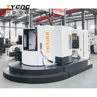 Fresadora CNC Horizontal de un Solo Eje HMC6363 BT50 con Control GSK para Trabajos Pesados con Alta Precisión