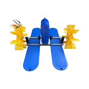 1 حصان 0.75kw <span class=keywords><strong>2</strong></span> دفاعات عالية الكفاءة عجلة مائية مهوية إطار مجداف لمزرعة تربية أسماك الروبيان - Product Image 1