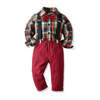 Erkek Pull-on takım elbise çocuklar 2-Piece resmi giysi bebek parti doğum günü elbise 20A525