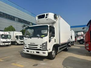 Japón ISUZU NPR 205hp/190hp Camiones refrigerados Placa de color de fibra de vidrio Refrigerador Van Truck con refrigerador Thermo King - Product Image 2