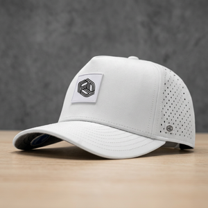 Golf Baseball Cap <b>Waterproof</b> Laser-Perforated Mesh 100% Polyester Men's Women's Custom Quick-Drying 6-Panel <b>Hat</b> - Product Image 2