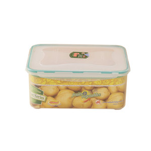 Food Storage <b>Container</b> Rectangle Clip On Lid Airtight For <b>Refrigerator</b> Freezer Multi Size - Product Image 5