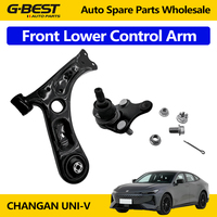 Bras de suspension inférieur avant pour Changan UNI-V, kits de bras de suspension, silentbloc de barre stabilisatrice avant, rotule de direction extérieure