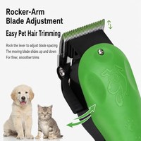 Kit de toilettage électrique professionnel pour animaux de compagnie et tondeuse à poils sans fil pour chiens et chats