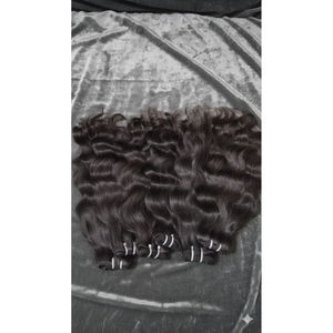 Extensions de cheveux humains indiens 100% vierges non traités, cuticules alignées, cheveux humains indiens, mèches ondulées lâches, cheveux indiens vierges - Product Image 5