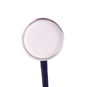 Single Head <strong>Stethoscope</strong> Aluminum Alloy, Adult's Black Metal <strong>Diaphragm</strong> for Medical Diagnosis - Product Image 6