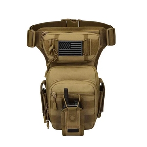 사용자 정의 로고 여행 휴대용 패니 팩 전술 다리 가방 남성 드롭 다리 파우치 허리 가방 방수 오토바이 허벅지 가방 - Product Image 5