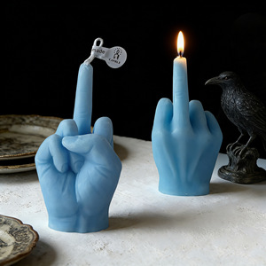 เทียนหอมรูปนิ้วกลางทำมือแบบสั่งทำพิเศษสำหรับใช้เป็นอุปกรณ์ประกอบฉากถ่ายทำหรือของขวัญแกล้งคน - Product Image 4