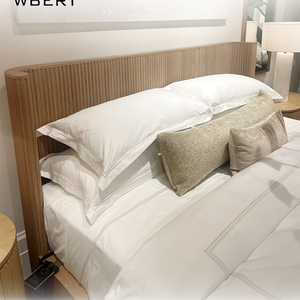 Bộ giường ngủ cỡ King size phong cách Bắc Mỹ làm theo yêu cầu của WBERT, chất liệu gỗ nguyên khối. - Product Image 5