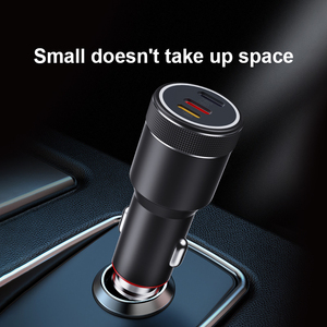 52W Dual Type C <span class=keywords><strong>Cargador</strong></span> de coche Metal <span class=keywords><strong>Auto</strong></span> PD <span class=keywords><strong>Cargador</strong></span> Adaptador Carga rápida USB C <span class=keywords><strong>Cargador</strong></span> para <span class=keywords><strong>iPhone</strong></span> <span class=keywords><strong>13</strong></span> 12 - Product Image 5