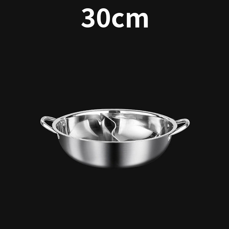 30cm divided hot pot [without lid]