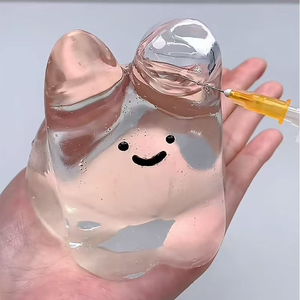 ของเล่นบีบกระต่ายคริสตัลใส บรรเ<span class=keywords><strong>ท</strong></span>าความเครียด TPR คืนรูปช้า ของเล่นเสริมพัฒนาการ คลายเครียด ขายส่ง สำหรับเด็กและผู้ใหญ่ - Product Image 2