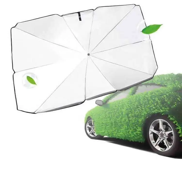Auto Fenster Windschutzscheibe Sonnenschutzdach Regenschirm, Faltbare Sonnenschutz Auto Innerhalb Regenschirm Block Wärme UV für Sonnenschutz