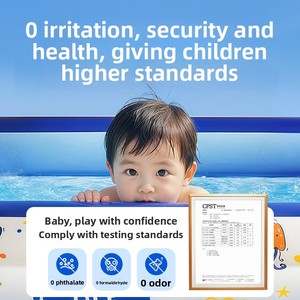 สระว่ายน้ำเป่าลมกลางแจ้งสำหรับเด็กและผู้ใหญ่ ขนาดใหญ่พิเศษ สำหรับใช้ในบ้าน วัสดุ PVC ชาร์จไฟแบบสมาร์ทแฟลช ขายส่ง - Product Image 4