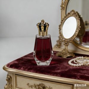 Hot Sale 50ml 100ml Empty Spray Glass <b>Bottle</b> Fine <b>Mist</b> Press Lid Middle East Perfume <b>Bottle</b> - Product Image 2