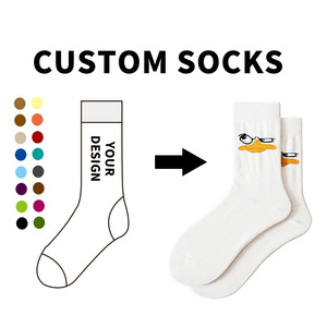 SHINBENE Custom Unisex Sports <strong>Socks</strong> Womens Mens Cotton Terry Workout Knitting Custom <strong>Socks</strong> - Product Image 6