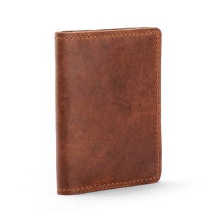 Wholesale Genuine Leather Business <b>Card</b> <b>Holder</b> <b>Wallet</b> - Product Image 2