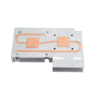 Dissipateur thermique en aluminium extrudé riveté en forme de L personnalisé pour le refroidissement des équipements industriels