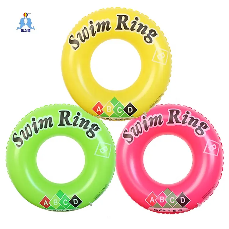 Funny Inflatable Pool Floats Swim Tubes Swimming Rings With Letter ABC Painting Summer Party Supplies water toy