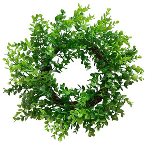 พวงหรีดต้นยูคาลิปตัสสีเขียวสำหรับตกแต่งบ้านพวงหรีดดอกไม้งานแต่งงาน - Product Image 5