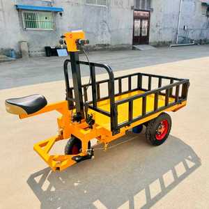 Üç tekerlekli OEM özelleştirilebilir demir malzeme el arabası ile elektrikli arabası konveyör taşıma endüstriyel <span class=keywords><strong>Platform</strong></span> arabaları - Product Image 4