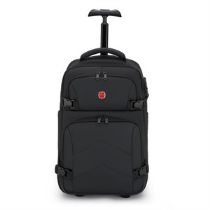 Men's Backpack Trolley <b>Bag</b> Large Capacity Oxford Cloth Business Travel Gray And Black Solid Color Soft Handle Fall 2024 - Product Image 5
