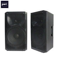 Haut-parleur stéréo actif en plastique de 15 pouces, 500W RMS, DSP, 2 voies, PA, TWS pour événements extérieurs avec entrée USB/carte SD sans fil