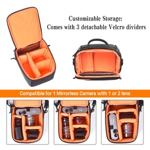 Sac à poignée étanche personnalisé <span class=keywords><strong>pour</strong></span> <span class=keywords><strong>appareil</strong></span> <span class=keywords><strong>photo</strong></span> Sac à bandoulière <span class=keywords><strong>compact</strong></span> <span class=keywords><strong>pour</strong></span> <span class=keywords><strong>appareil</strong></span> <span class=keywords><strong>photo</strong></span> Étui compatible avec Fujifilm Sony Mirrorless - Product Image 5