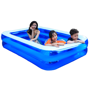 <span class=keywords><strong>สระ</strong></span>ว่าย<span class=keywords><strong>น้ำ</strong></span><span class=keywords><strong>เป่า</strong></span><span class=keywords><strong>ลม</strong></span> PVC สองชั้น สีฟ้าขาว โปร่งใส คุณภาพสูง ราคาถูก ทนทาน ขายส่งจากโรงงาน - Product Image 4