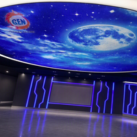 Plafond tendu en tissu rétroéclairé, prix au m²