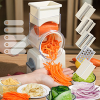 Groothandel Handmatige Multifunctionele RVS Fruit- & Groente Rasp/Snijder/Hakker met Eenvoudig Reinigbaar Ontwerp