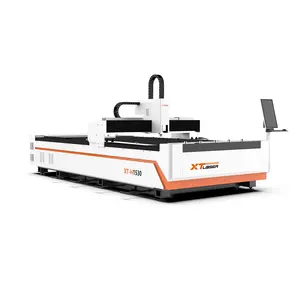 Cortador láser de fibra CNC, 1000W, 2000W, 3000W, 4kw, para acero, lámina de aluminio, Metal, máquina de corte láser de fibra