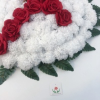Kırmızı ve Beyaz Haç Yapay Anma Çelengi, Sonsuz Anma ve İnançı İfade Edin