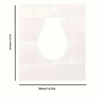 Protège-sièges de toilettes jetables portables pour voyage, camping, hôtel – Tapis de toilettes biodégradables et solubles dans l'eau en papier