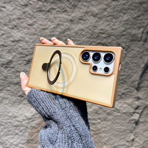 Protezione antigraffio staffa magnetica pelle sentire custodia per telefono cellulare custodia per <span class=keywords><strong>Samsung</strong></span> Galaxy S25 Plus S24 <span class=keywords><strong>Ultra</strong></span> S23 FE <span class=keywords><strong>S22</strong></span> - Product Image 3