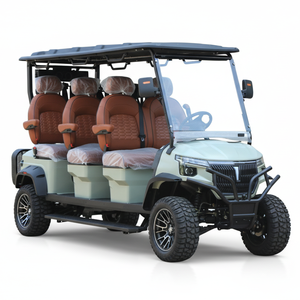 Véhicule <span class=keywords><strong>de</strong></span> <span class=keywords><strong>golf</strong></span> électrique surélevé 6 places, 48V Lithium, certifié CE, 4 roues, couleur personnalisable – Offre Spéciale - Product Image 4