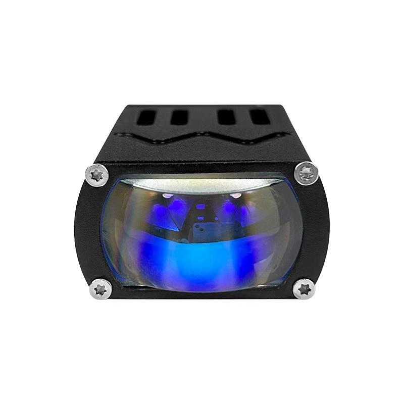 New Aurora 1.5 Inch 12V 30W Grille LED Yellow Work Light Brightness High Low Beam Spotlight Off-road Cars Dual Color Fog Light