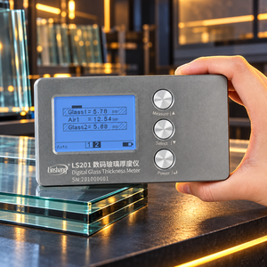 เครื่องวัดความหนากระจกหน้าต่างแบบพกพา LS201 พร้อมช่วงวัดชั้นอากาศ 45 มม. และจอแสดงผล LCD ขนาด 240 x 160 - Product Image 1