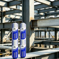 Scellant silicone structurel monocomposant à durcissement neutre haute résistance pour adhésion de panneaux en aluminium de murs-rideaux