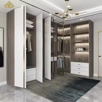 Nouvelle mode de mobilier moderne pour chambre à coucher avec porte armoire coulissante en bois organisateur design vêtements armoire pour meubles de maison
