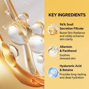 Sérum Facial Vegano com 96% de Peptídeos de Secreção de Caracol, Ácido Hialurônico, Betaína e Arbutin - Product Image 3