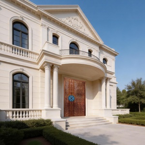 <span class=keywords><strong>Porte</strong></span> <span class=keywords><strong>d</strong></span>'<span class=keywords><strong>entrée</strong></span> <span class=keywords><strong>de</strong></span> villa en cuivre forgé à la main avec incrustation cloisonné, design personnalisé, insonorisée, isolée, avec serrure intelligente, ignifuge et sécurisée - Product Image 3