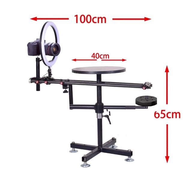 360 Panoramic Photography Rotating Exhibition Stand Studio DSLR Camera/Phone Video Shooting Turntable Electric/Manual Optional