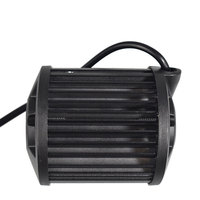 Projecteur de travail LED 60W 4 pouces, boîtier en aluminium IP68, lentille en PC, support en acier inoxydable 304 pour camion, chariot élévateur, excavatrice