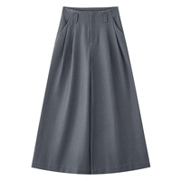 BuyiLirenGe Nouveauté 2025 – Culottes taille haute pour femme, respirantes, écologiques, décontractées, effet drapé, flatteuses pour la silhouette, 100 % coton, collection Printemps