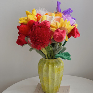 Nouvelle Décoration Florale Artificielle Originale : Bouquet de Chrysanthèmes <span class=keywords><strong>Iris</strong></span> <span class=keywords><strong>Tectorum</strong></span> Américain, Cadeau de Fêtes, Fleur Fraîche Préservée - Product Image 4