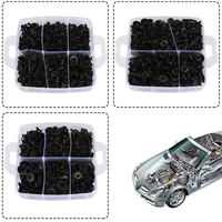 620 attaches pour panneaux de porte de voiture, clips et clous de fixation en boîte, par le fabricant de Xiamen, en plastique moulé par injection
