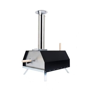 Four à pizza portable en acier inoxydable de <span class=keywords><strong>13</strong></span> pouces au gaz <span class=keywords><strong>propane</strong></span> et au bois pour un usage domestique en plein air - Product Image 2